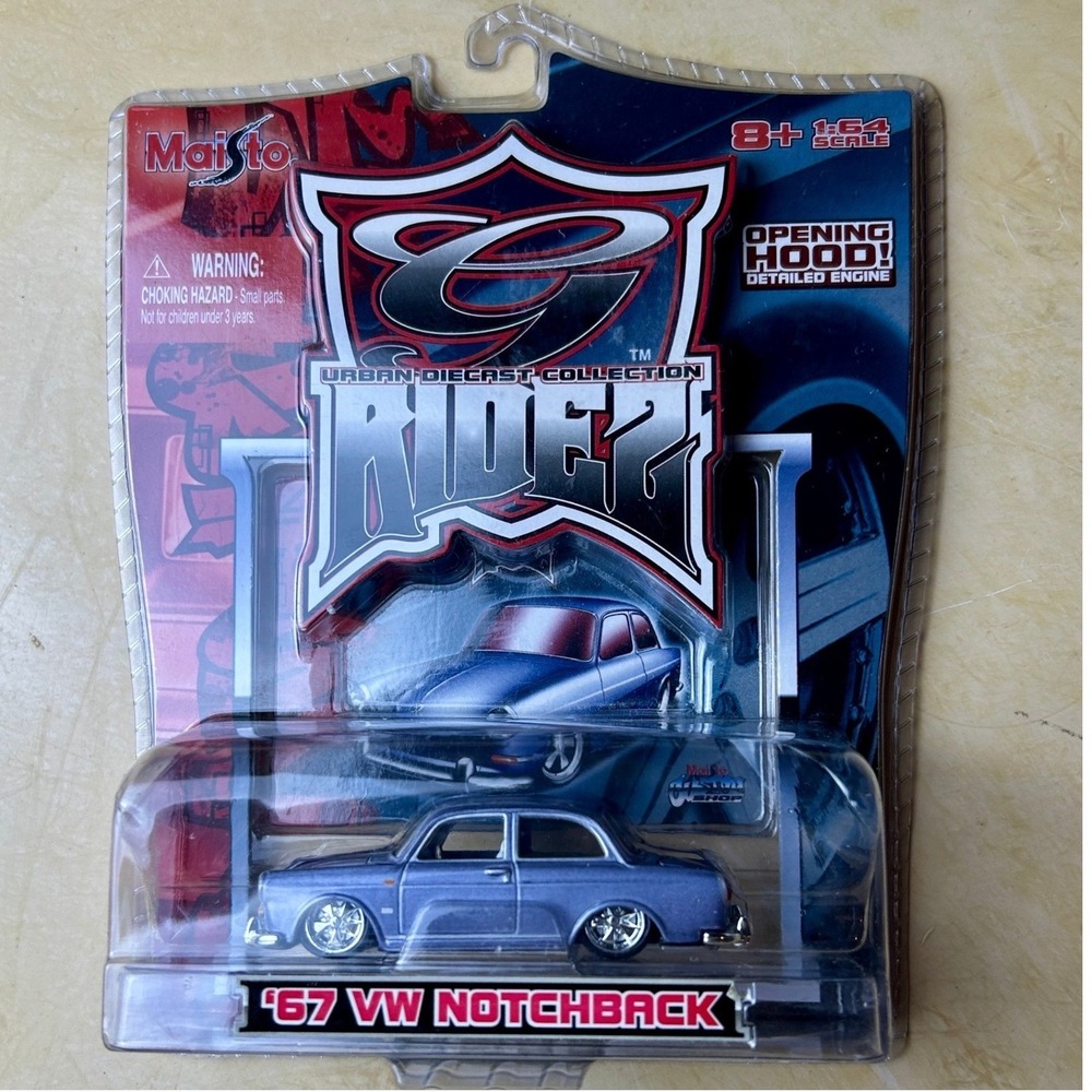 Maisto G Ridez 67 VW Notchback 1:64 Purple Urban Diecast Collection New